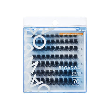 Broadway Wide Volume Lashes – DIY Customizable Extensions (70–140 pcs) – DIY14 - ANNS BEAUTY SUPPLY